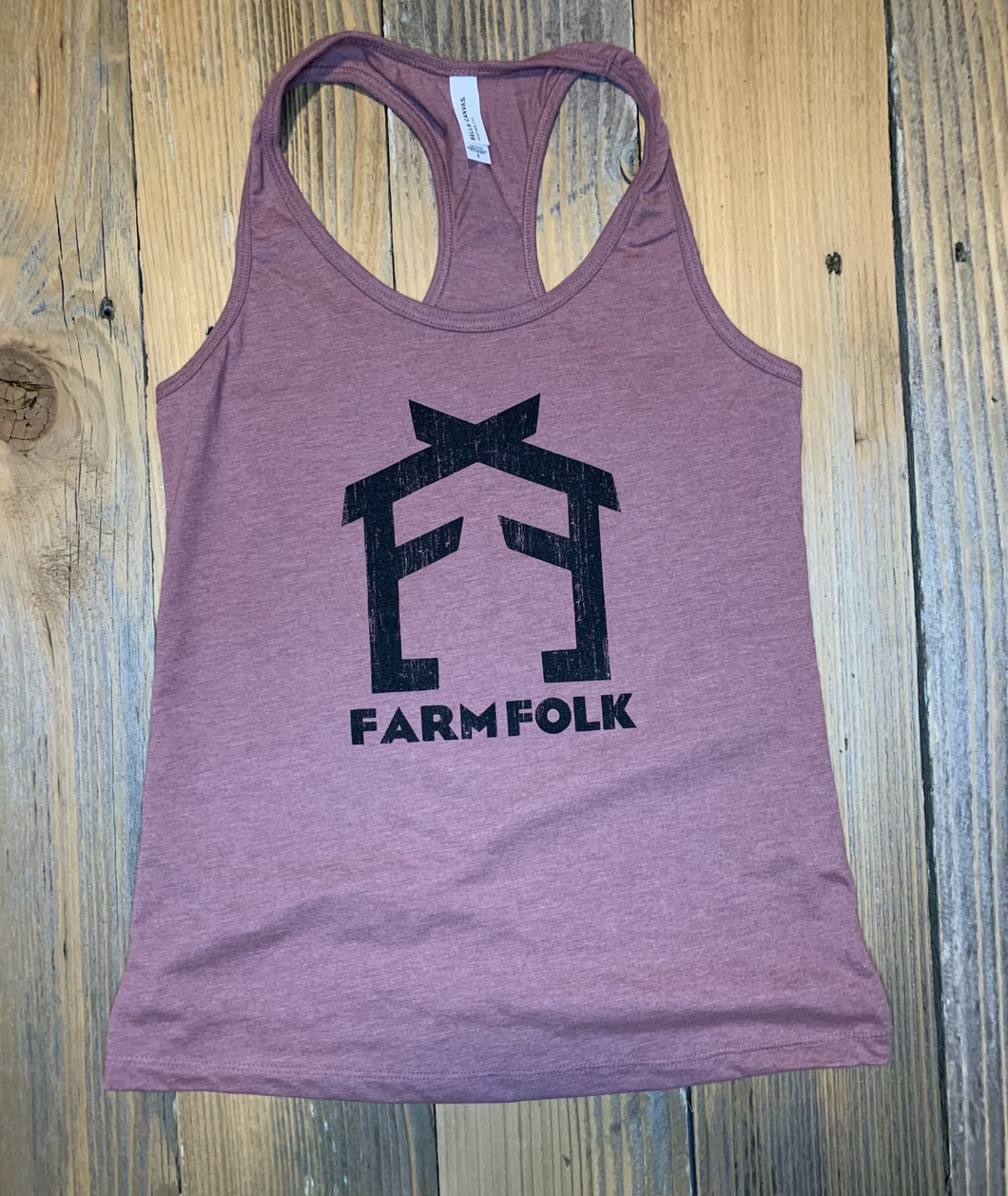 Racerback Tank Top (Mauve Rose)